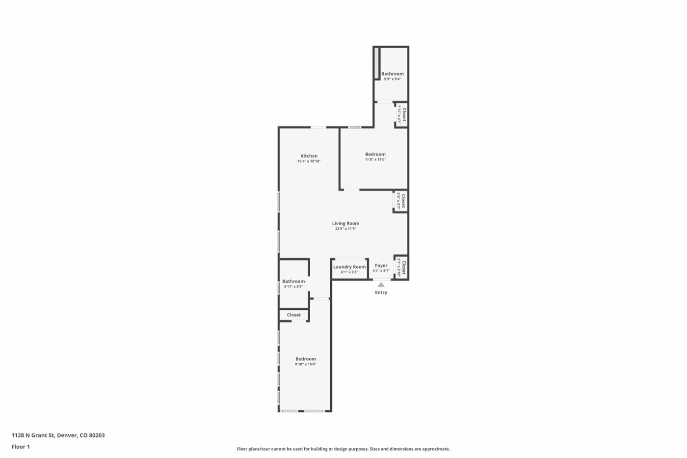 Peabody Whitehead Mansion, Unit 201 floor plan: Floor Plan