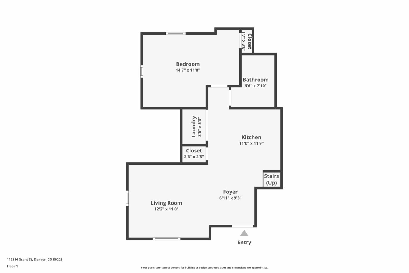 Peabody Whitehead Mansion, Unit 301 floor plan: Main Level Floor Plan